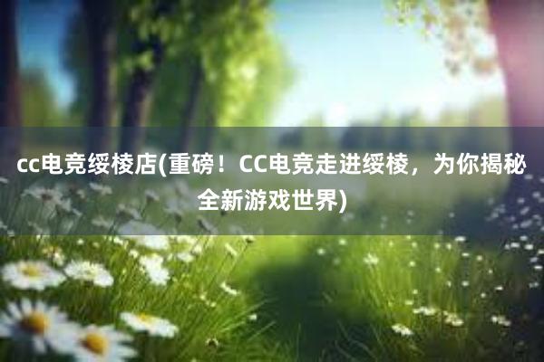 cc电竞绥棱店(重磅！CC电竞走进绥棱，为你揭秘全新游戏世界)