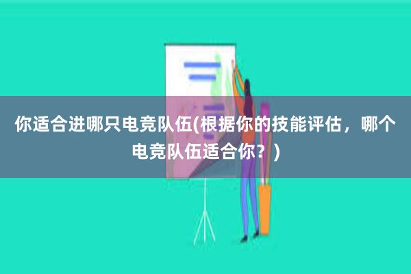 你适合进哪只电竞队伍(根据你的技能评估，哪个电竞队伍适合你？)