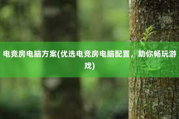 电竞房电脑方案(优选电竞房电脑配置，助你畅玩游戏)